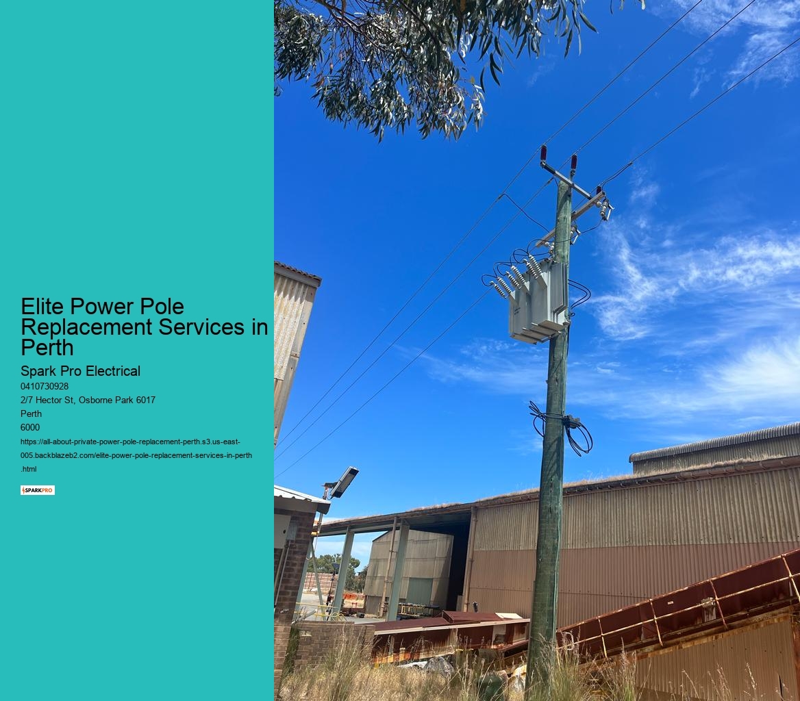 Premium Power Pole Replacement in Perth