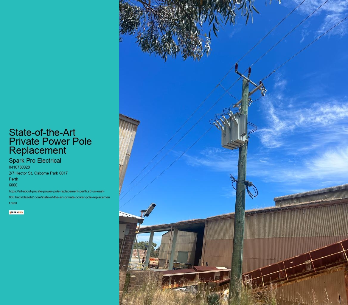 Specialised Power Pole Replacement Techniques